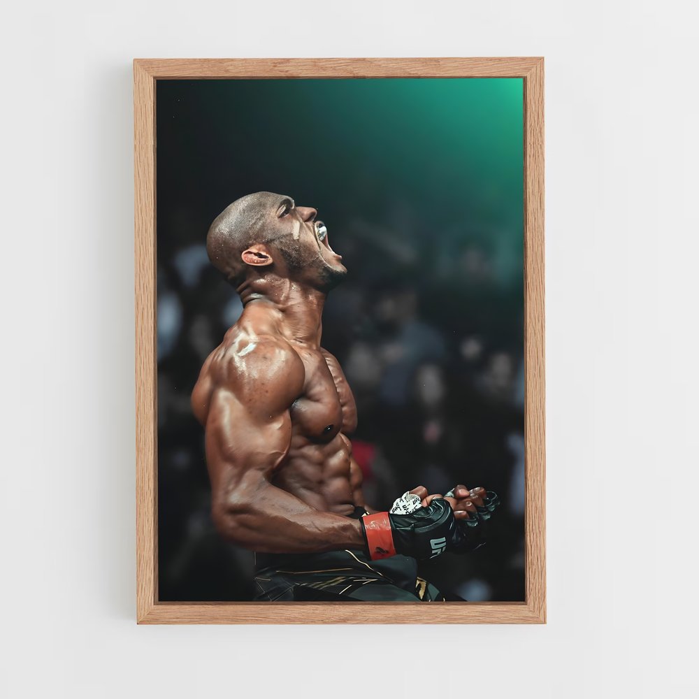Poster Kamaru usman – affiche MMA (vue 4)